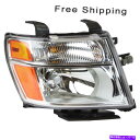 USヘッドライト ハロゲンヘッドランプアセンブリ旅客サイドフィット日産NV1500 NV2500 NI2503209 Halogen Head Lamp Assembly Passenger Side Fits Nissan NV1500 NV2500 NI2503209