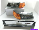 USヘッドライト トヨタカローラAE100 E100ワゴン~93~1997のためのグリル+ヘッドライトランプアンバーライト Grill + HEADLIGHT LAMP Amber Light FOR TOYOTA COROLLA AE100 E100 WAGON~93~1997