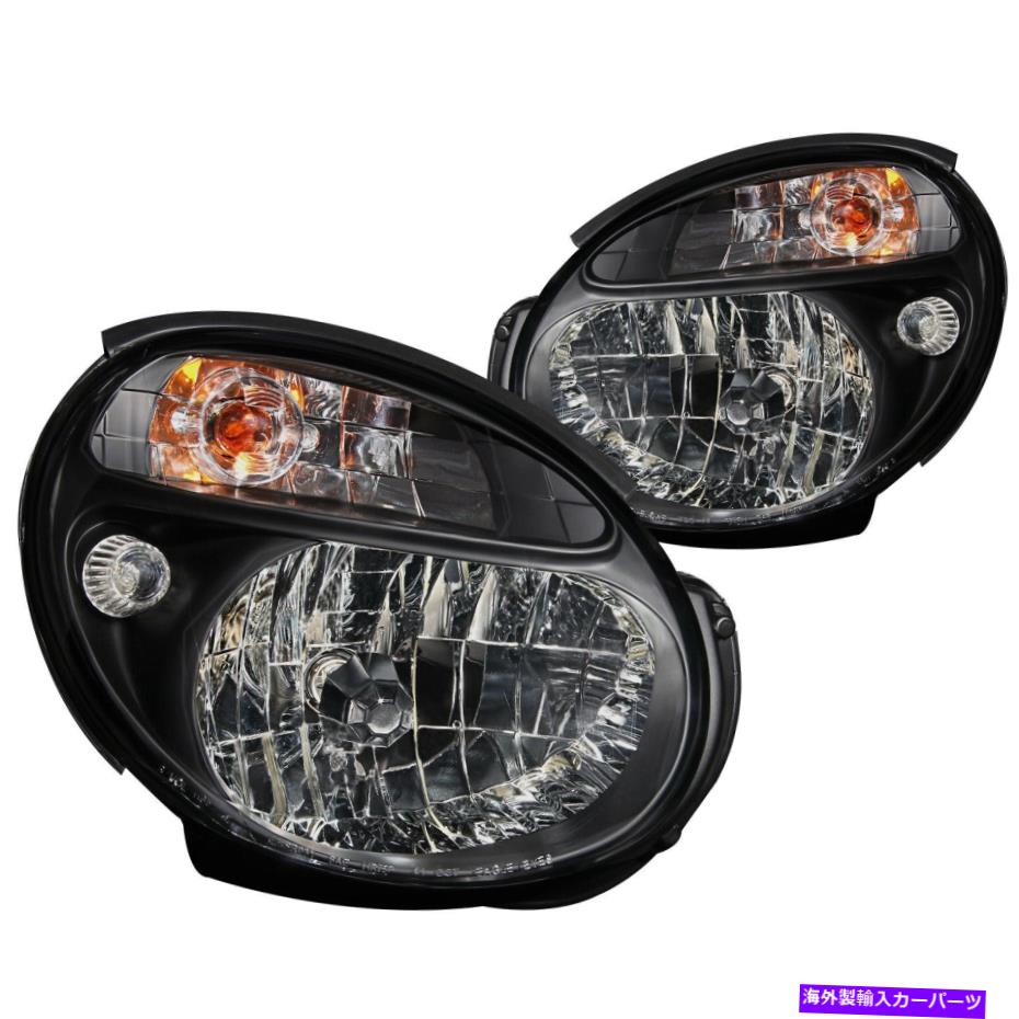 USヘッドライト Anzo USA 121121クリスタルヘッドライトセットは02-03インプレッサに収まります Anzo USA 121121 Crystal Headlight Set Fits 02-03 Impreza