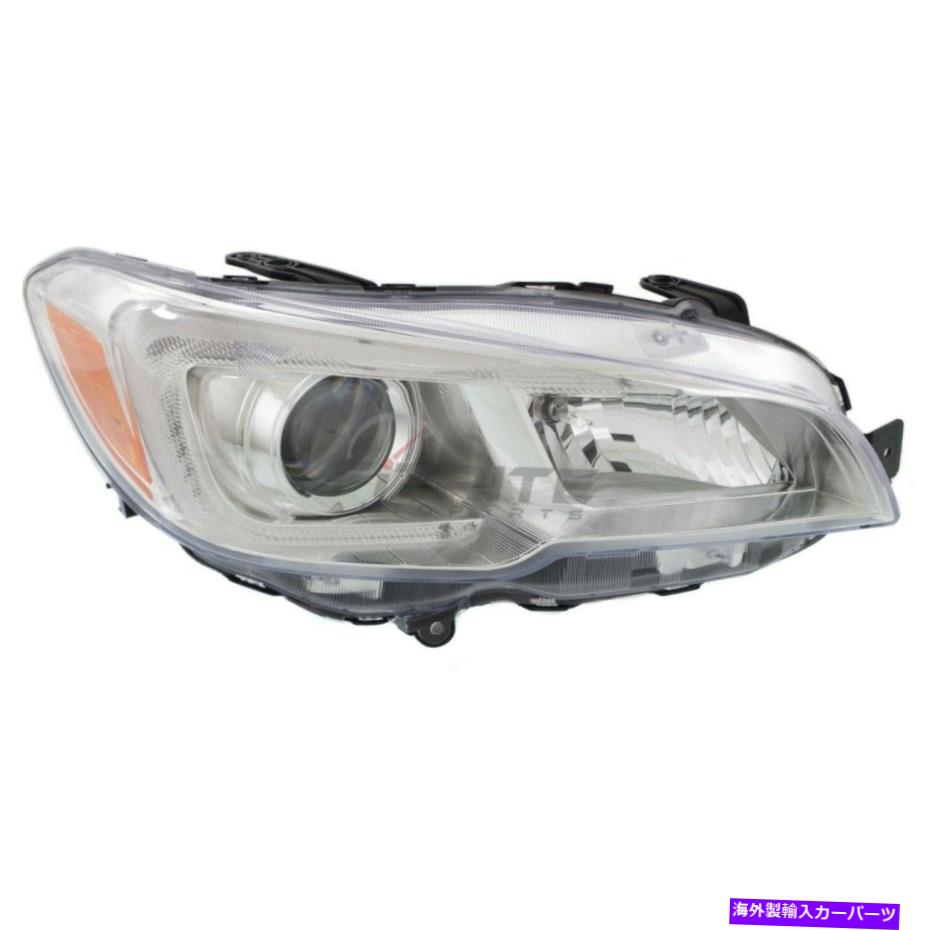 USヘッドライト 新しい右ハロゲンヘッドランプアセンブリは、Subaru WRX 2015-2020 SU2503152C CAPAのフィット NEW RIGHT HALOGEN HEAD LAMP ASSEMBLY FITS SUBARU WRX 2015-2020 SU2503152C CAPA