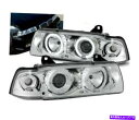 USヘッドライト ヘッドランプヘッドライトBMW E36 1990-1999クーペカブリオエンジェルアイカムLHD Headlamps Headlight Bmw E36 1990-1999 Coupe Cabrio Angel Eyes Chrome LHD