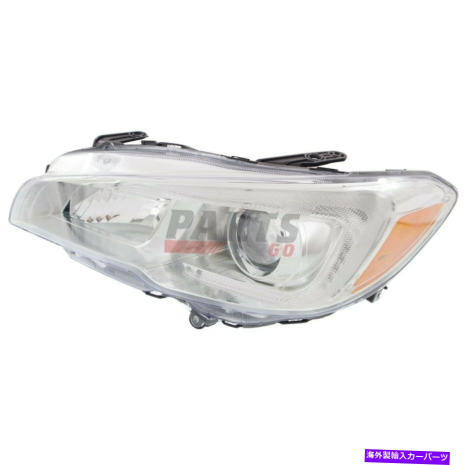USヘッドライト 新しいハロゲンヘッドランプアセンブリ左フィット2015-2020 Subaru WRX 84001VA031 CAPA NEW HALOGEN HEAD LAMP ASSEMBLY LEFT FITS 2015-2020 SUBARU WRX 84001VA031 CAPA