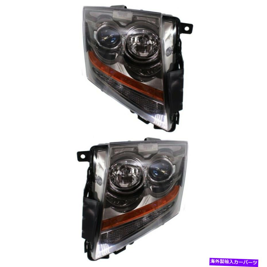 USإåɥ饤 Headlight 2008-2015 CADILLAC CTSLEFT LEFT BULB 2PC Headlight Set For 2008-2015 Cadillac CTS Left and Right With Bulb 2Pc