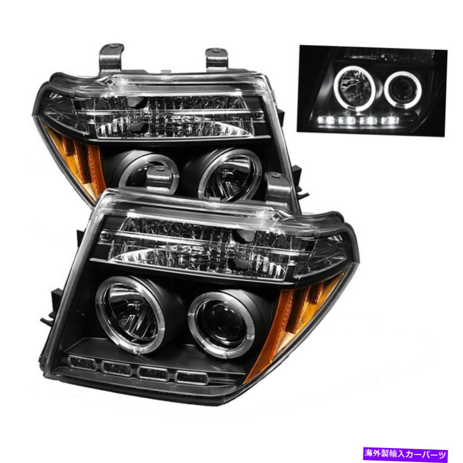 USヘッドライト Flonter / PathfinderのためのSpyder Pro YD NF05 HL BKブラックLEDプロジェクターヘッ..