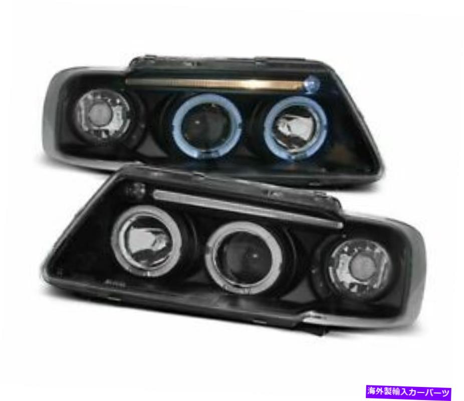 USإåɥ饤 Audi A3 8L 1996-2000󥸥륢롼LHDΥإåɥ饤LPAU17 HEADLIGHTS LPAU17 FOR AUDI A3 8L 1996-2000 ANGEL EYES BLACK LHD