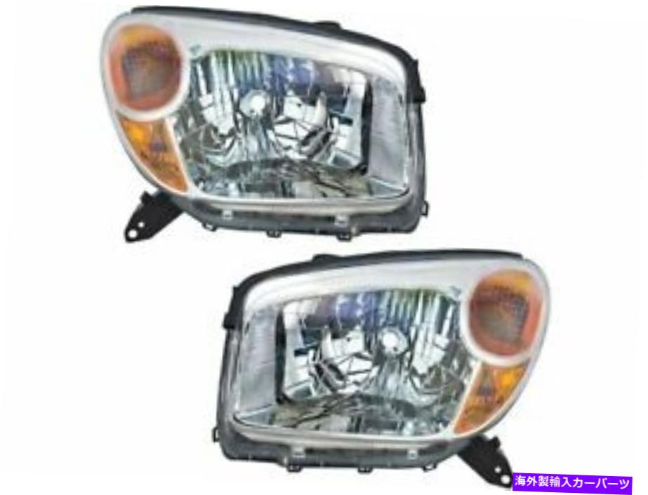 USヘッドライト 04-05トヨタRAV4 PH23K4ドライバー＆旅客サイドのヘッドライトアセンブリセット Headlight Assembly Set For 04-05 Toyota RAV4 PH23K4 Driver & Passenger Side【並行輸入品】