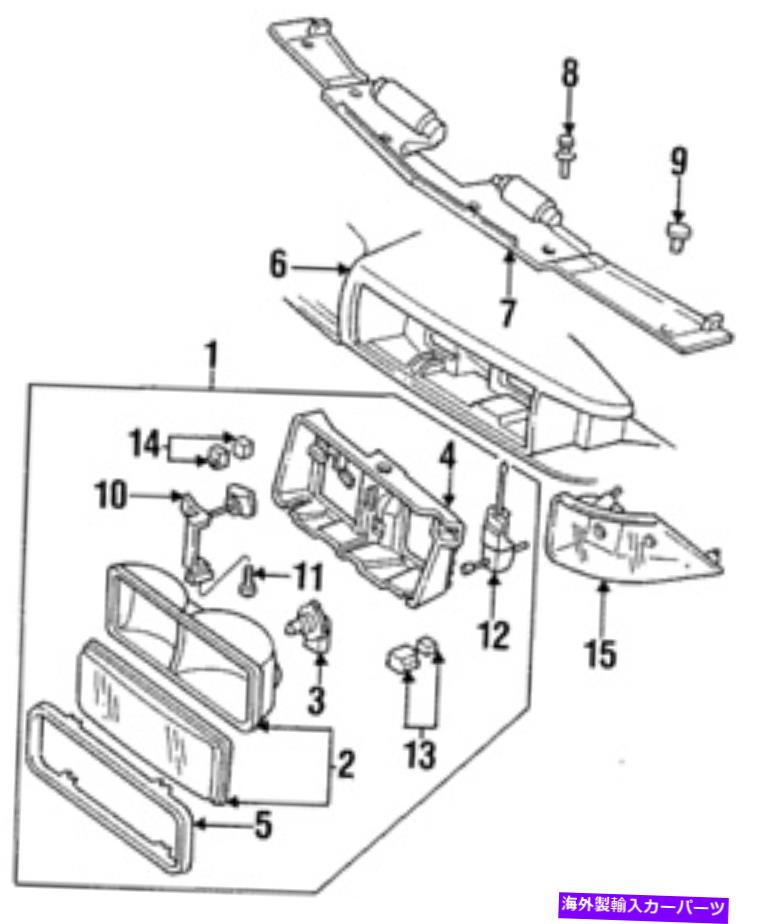 USヘッドライト 本物のGMヘッドランプアセンブリ16521824 Genuine GM Headlamp Assembly 16521824