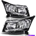 USヘッドライト 左+ right 2011-2015 Chevy Cruze Halogenヘッドライトヘッドランプライトアフターマーケット Left+Right 2011-2015 Chevy Cruze Halogen Headlights Headlamps Lights Aftermarket