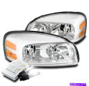 USヘッドライト 2005年から2009年のUplander Montana / 2007 Terraza Relay ChromeヘッドライトW / 6000K HID FOR 2005-2009 UPLANDER MONTANA/2007 TERRAZA RELAY CHROME HEADLIGHTS W/6000K HID(2)