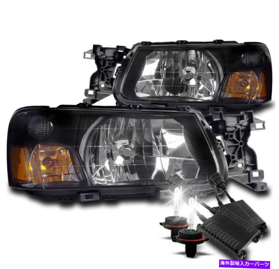 USヘッドライト 2003年2004年のスバルフォレスターブラック交換ヘッドライトランプW / 50W 8000K HID FOR 2003 2004 SUBARU FORESTER BLACK REPLACEMENT HEADLIGHTS LAMPS W/50W 8000K HID