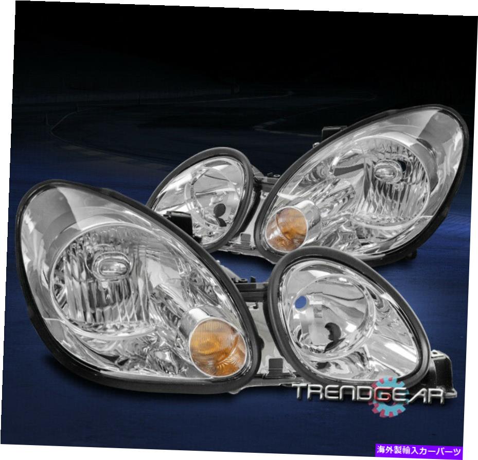 USヘッドライト 98-05 LEXUS GS300 GS400 GS430クリスタルスタイルヘッドライトヘッドランプクロームLH + RH FOR 98-05 LEXUS GS300 GS400 GS430 CRYSTAL STYLE HEADLIGHTS HEADLAMP CHROME LH+RH