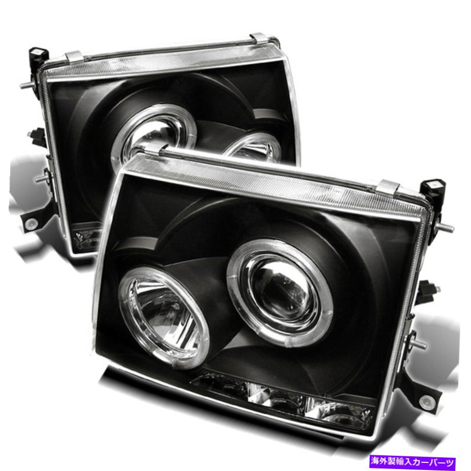 USヘッドライト Spyder Auto 5011947 Halo LEDプロジェクターヘッドライトは97-00タコマにフィット Spyder Auto 5011947 Halo LED Projector Headlights Fits 97-00 Tacoma【並行輸入品】