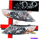 USヘッドライト G3スーパーブライトハローR8 LEDストリッププロジェクターヘッドライト10-13オプティマ G3 Super Bright Halo R8 LED Strip Projector Headlights For 10-13 Kia Optima