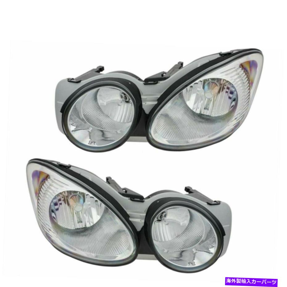 USヘッドライト フロントヘッドランプヘッドライトランプライトLH＆RHペアセットフィット2005-2007ビュイック Front Headlamp Headlight Lamp Light LH & RH Pair Set Fit For 2005-2007 Buick
