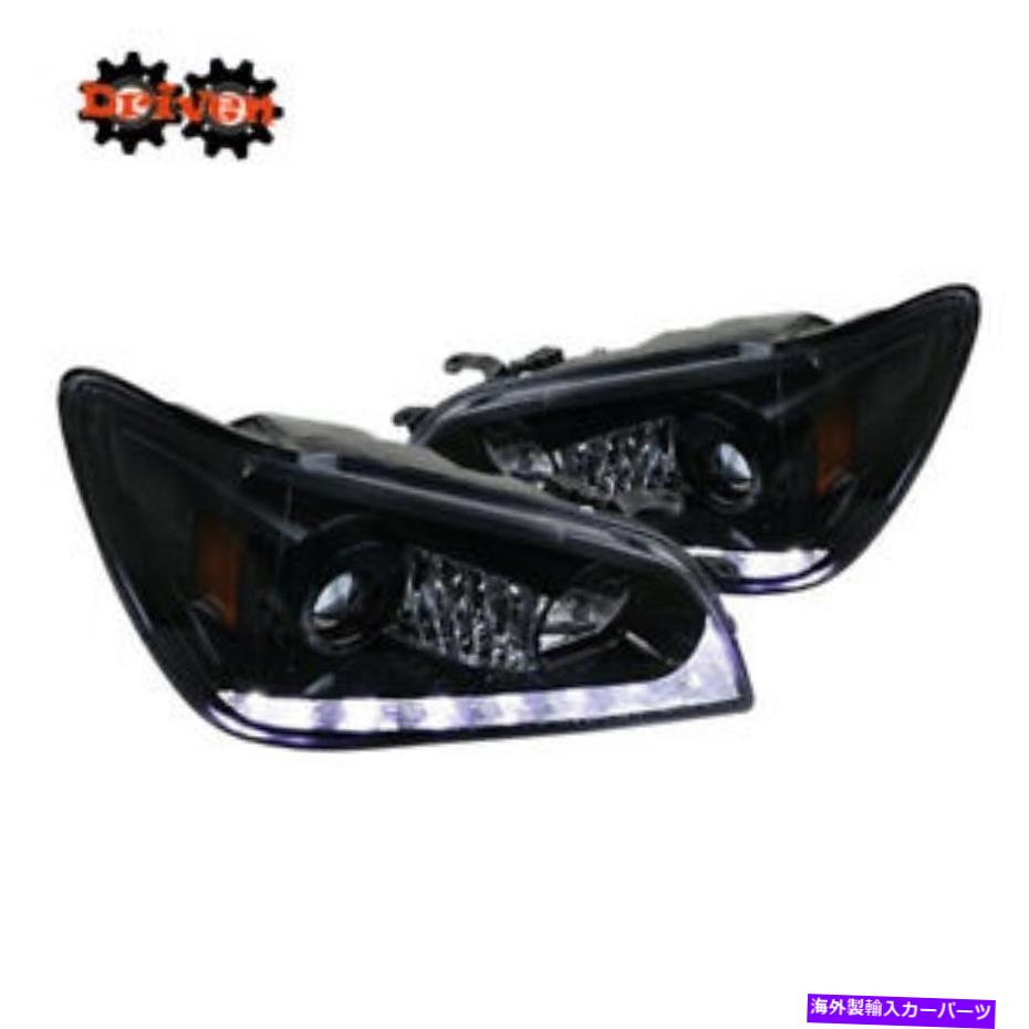 USヘッドライト 01-05 LEXUS IS300 LED DRLスイッチバックターンシグナルプロジェクタヘッドライトスモーク For 01-05 Lexus IS300 LED DRL Switchback Turn Signal Projector Headlights Smoked