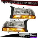 USヘッドライト 1998-2004 Dodge Dakota DurangoヘッドライトW /信号ライト - 左右のペア 1998-2004 DODGE DAKOTA DURANGO Headlights w/ Signal Light - Left Right Pair