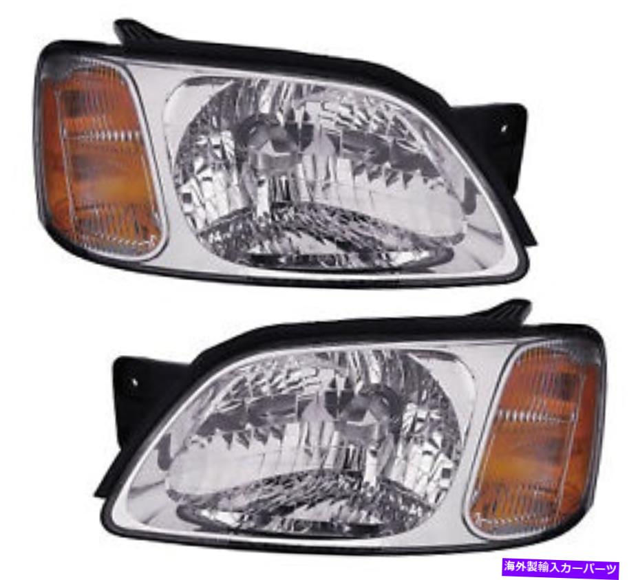 USヘッドライト 2000年2001年2002年2004年2004年サッカヘッドライトペアセット For 2000 2001 2002 2003 2004 Subaru Legacy|Baja Headlights Pair Set