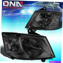 USヘッドライト 08-10グランドキャラバンスモークハウジングクリアコーナーサイドヘッドライトの交換 FOR 08-10 GRAND CARAVAN SMOK...