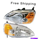 Halogen Head Lamp Lens and Housing Set of 2 LH & RH Side Fits Honda Civic CoupeカテゴリUSヘッドライト状態新品メーカー車種発送詳細全国一律 送料無料（※北海道、沖縄、離島は省く）商品詳細輸入商品の為、英語表記となります。Condition: NewWarranty: 1 YearManufacturer Part Number: 9589894Placement on Vehicle: Left, RightOther Part Number: HO2518102, HO2519102Brand: Aftermarket ReplacementInterchange Part Number: HO2518102, HO2519102OEM Number: 33151S5PA01, 33101S5PA01 条件：新品保証：1年メーカー部品番号：9589894車両の配置：左、右その他の型番：HO2518102、HO2519102ブランド：アフターマーケットの交換Interchange型番：HO2518102、HO2519102OEM番号：33151S5PA01,33101S5PA01.《ご注文前にご確認ください》■海外輸入品の為、NC・NRでお願い致します。■取り付け説明書は基本的に付属しておりません。お取付に関しましては専門の業者様とご相談お願いいたします。■通常2〜4週間でのお届けを予定をしておりますが、天候、通関、国際事情により輸送便の遅延が発生する可能性や、仕入・輸送費高騰や通関診査追加等による価格のご相談の可能性もございますことご了承いただいております。■海外メーカーの注文状況次第では在庫切れの場合もございます。その場合は弊社都合にてキャンセルとなります。■配送遅延、商品違い等によってお客様に追加料金が発生した場合や取付け時に必要な加工費や追加部品等の、商品代金以外の弊社へのご請求には一切応じかねます。■弊社は海外パーツの輸入販売業のため、製品のお取り付けや加工についてのサポートは行っておりません。専門店様と解決をお願いしております。■大型商品に関しましては、配送会社の規定により個人宅への配送が困難な場合がございます。その場合は、会社や倉庫、最寄りの営業所での受け取りをお願いする場合がございます。■輸入消費税が追加課税される場合もございます。その場合はお客様側で輸入業者へ輸入消費税のお支払いのご負担をお願いする場合がございます。■商品説明文中に英語にて”保証”関する記載があっても適応はされませんのでご了承ください。■海外倉庫から到着した製品を、再度国内で検品を行い、日本郵便または佐川急便にて発送となります。■初期不良の場合は商品到着後7日以内にご連絡下さいませ。■輸入商品のためイメージ違いやご注文間違い当のお客様都合ご返品はお断りをさせていただいておりますが、弊社条件を満たしている場合はご購入金額の30％の手数料を頂いた場合に限りご返品をお受けできる場合もございます。(ご注文と同時に商品のお取り寄せが開始するため)（30％の内訳は、海外返送費用・関税・消費全負担分となります）■USパーツの輸入代行も行っておりますので、ショップに掲載されていない商品でもお探しする事が可能です。お気軽にお問い合わせ下さいませ。[輸入お取り寄せ品においてのご返品制度・保証制度等、弊社販売条件ページに詳細の記載がございますのでご覧くださいませ]&nbsp;