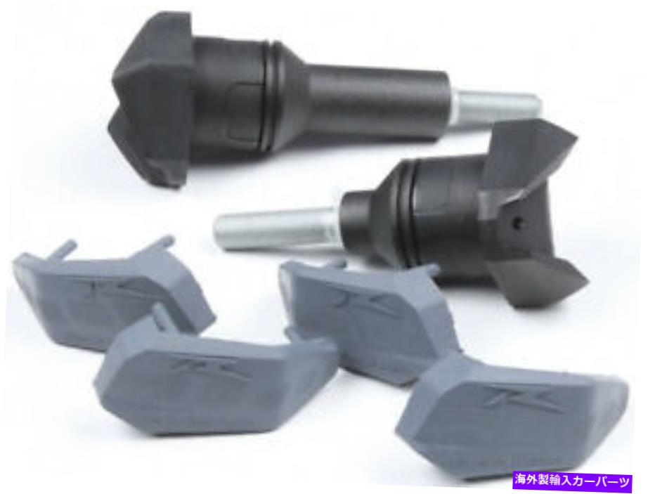 USヘッドライト 7724N PUIGフレームスライダーR12ブラックR1 7724N Puig Frame Sliders R12 Black R1