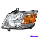 USヘッドライト 08 09 10 Dodge Grand Caravanの交換ヘッドライトヘッドランプドライバ左LH FOR 08 09 10 DODGE G...