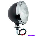 USヘッドライト ブラックダイエットタイプヘッドライト、標準電球 Black Dietz Type Headlights, Standard Bulb