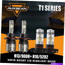 USヘッドライト AuxBeam H13 LED CANBUSヘッドライト+ 5202 H16 FOX電球FOR GMC Yukon XL 1500 07-14...