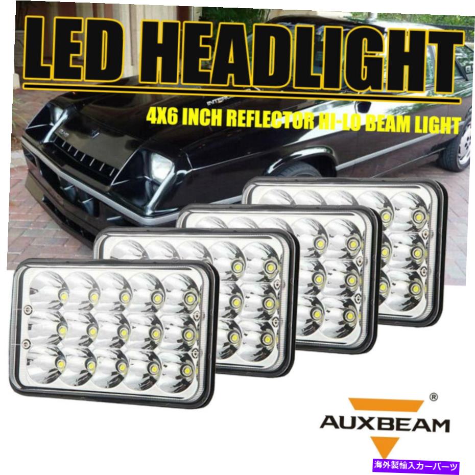USヘッドライト Auxbeam Dot 4PCS 4x6 
