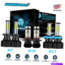 USヘッドライト Hi-Lo H7 H11 LEDヘッドライト電球 9145 / H10フォグライトコンボFord Escape 2005 Hi-Lo H7 H11 LED Headlight Bulbs 9145/H10 Fog Lights Combo for Ford Escape 2005