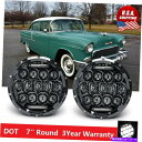 USヘッドライト 1953-1957のためのラウンドLEDヘッドライトシボレーベルエア/ 150/210インパラカマロ 7'' Round LED Headlights for 1953-1957 Chevrolet Bel Air/150/210 Impala Camaro(2)