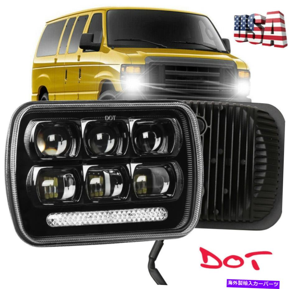 USإåɥ饤 Ford E-100 E-150 E-350 E-350 E-350 E-350 E-350 ECONOLINE 5X 776 LEDإåɥ饤HI / LO DRLӡ FOR Ford E-100 E-150 E-250 E-350 Econoline 5x7