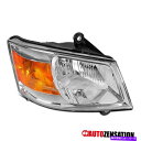 USヘッドライト 2008-2010 Dodge Grand Caravan Right Passenter Sideクリアヘッドライトランプ1PC For 2...