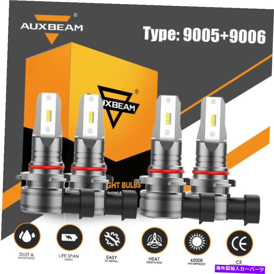 USإåɥ饤 AUXBeam 9005 + 9006 LEDإåɥ饤ȥܥåȤΤHonda Accord 90-12 Civic 04-2015 AUXBEAM 9005+9006 LED Headlight Combo Kit for Honda Accord 90-12 Civic 04-2015