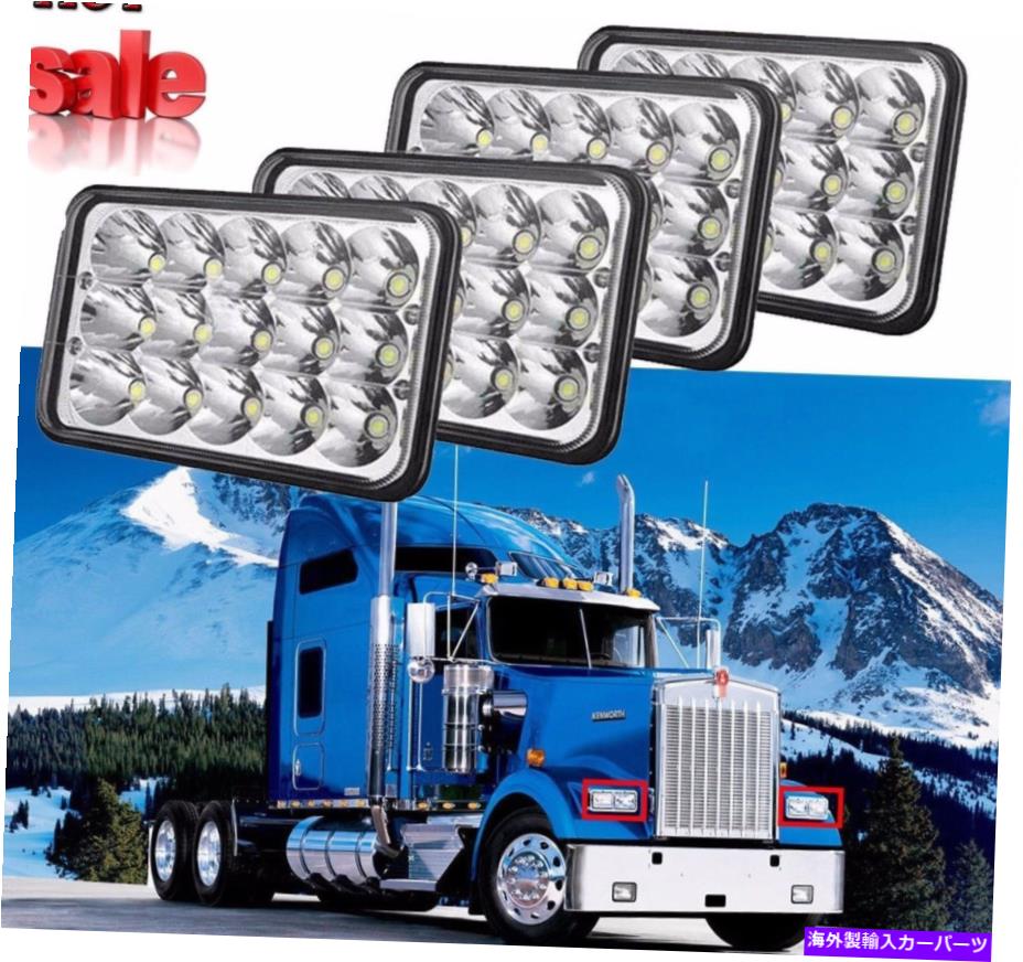 USヘッドライト Peterbilt Kenworth Freightliのための長方形4x6インチのクリー族LEDヘッドライトの電球... Rectangular 4x6 Inch CREE LED Headlight Bulb for Peterbilt Kenworth FREIGHTLI...