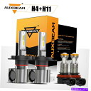 USヘッドライト トヨタツンドラ2014 2015-2019 AUXBeam LEDヘッドライトHI / LO +フォグ電球 For Toyota Tundra 2014 2015-2019 AUXBEAM LED Headlight Hi/Lo + Fog Light Bulbs(2)
