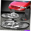 USヘッドライト 96-00 Grand Caravan Vorager Chromeハウジングカルサイドヘッドライト+ツールセット FOR 96-00 GRA...