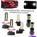 USヘッドライト Dodge RAM 1500 2500 3500 06-08 LEDヘッドライト+フォグライト+スイッチバックライト6x For Dodge Ram 1500 2500 3500 06-08 LED Haedlight+Fog Light+Switchback Lights 6X(2)