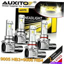 USヘッドライト 4 * auxitoコンボ9005 + 9006 120W 48000Lm LED車のヘッドライトキットこんにちは低い電球6500K 4*AU...