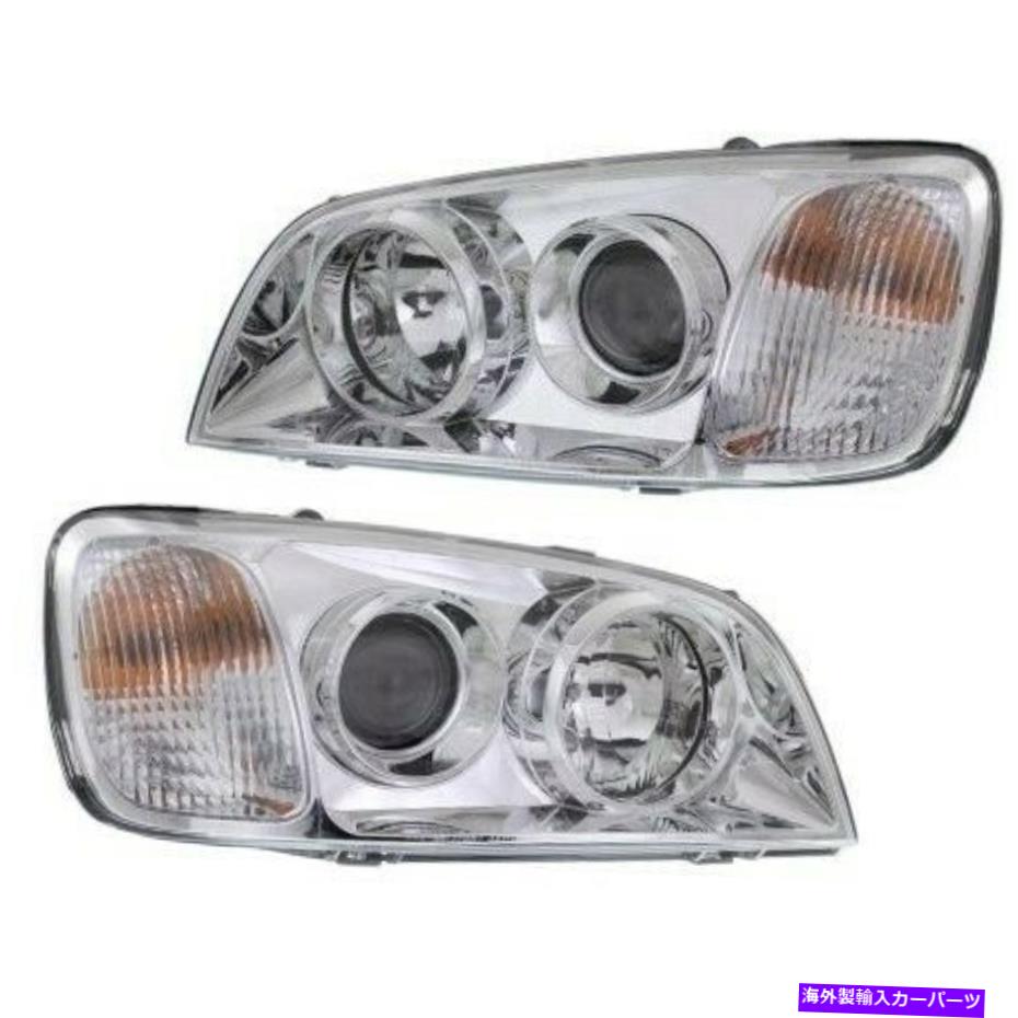 USإåɥ饤 Headlight 2004-2005 Hyundai XG350庬2pcǺ Headlight Set For 2004-2005 Hyundai XG350 Left and Right With Bulb 2Pc