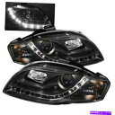 USwbhCg 2006 2007 2008 A4 S4 B7ubNvWFN^[DRL R8 LEDwbhCgvZbgVyA 2006 2007 2008 A4 S4 B7 BLACK PROJECTOR DRL R8 LED HEAD LIGHTS LAMP SET NEW PAIR