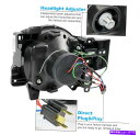 USヘッドライト 07-14トヨタFJ CRUISER LEDチューブプロジェクションカーブラックヘッドライト+ブルーDRL信号 For 07-14 Toyota FJ Cruiser LED Tube Projectcor Black Headlight +Blue DRL Signal(2)