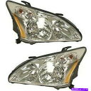 USwbhCg tgnQwbhCgwbhvCgvyAZbgRX350 RX330 Front Halogen Headlights Headlamps Lights Lamps Pair Set for Lexus RX350 RX330