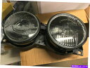 USヘッドライト BMW E30 87-93 LHD RHDのヘッドライトの新しいペアHELLA DARK STYLE NEW Pair of Headlights Hella dark style For BMW E30 87-93 LHD RHD