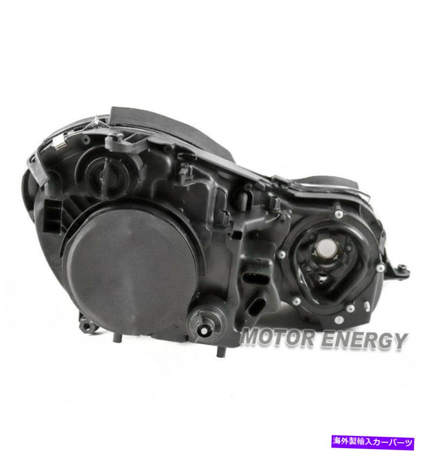 USヘッドライト 03-06メルセデスW211 EクラスハロゲンブラックプロジェクターヘッドライトW /バンパーD..