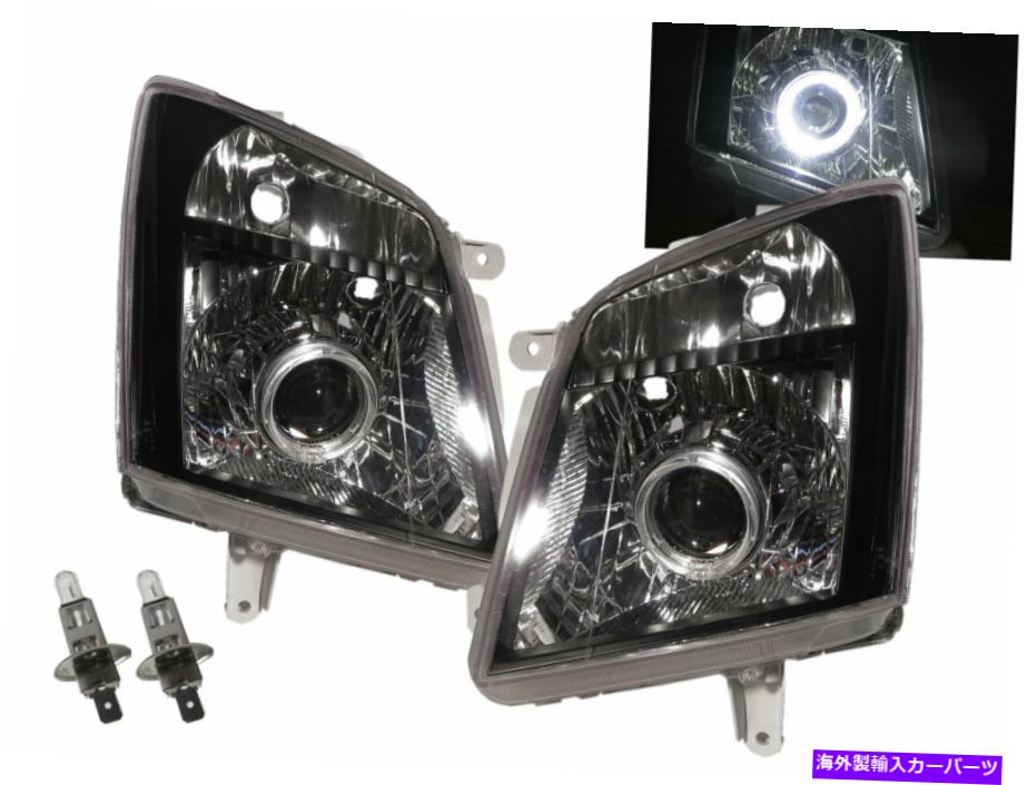 USإåɥ饤 KB MK1 07-11 FACELIFT 2D / 4DLED Angel-Eyeإåɥ饤ȥ֥åISUZU LHD KB MK1 07-11 Facelift 2D/4D Guide LED Angel-Eye Headlight Black for ISUZU LHD