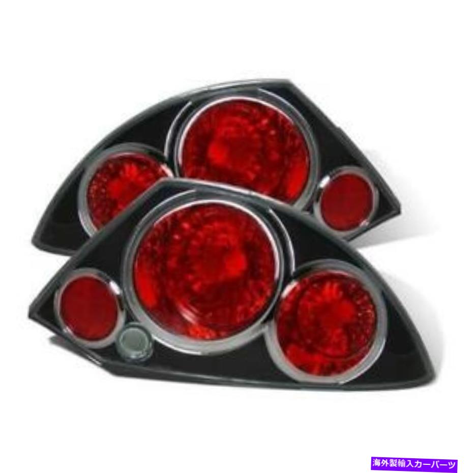 USテールライト CG三菱Eclipse 00-02テールライトブラック CG Mitsubishi Eclipse 00-02 Tail Light Black