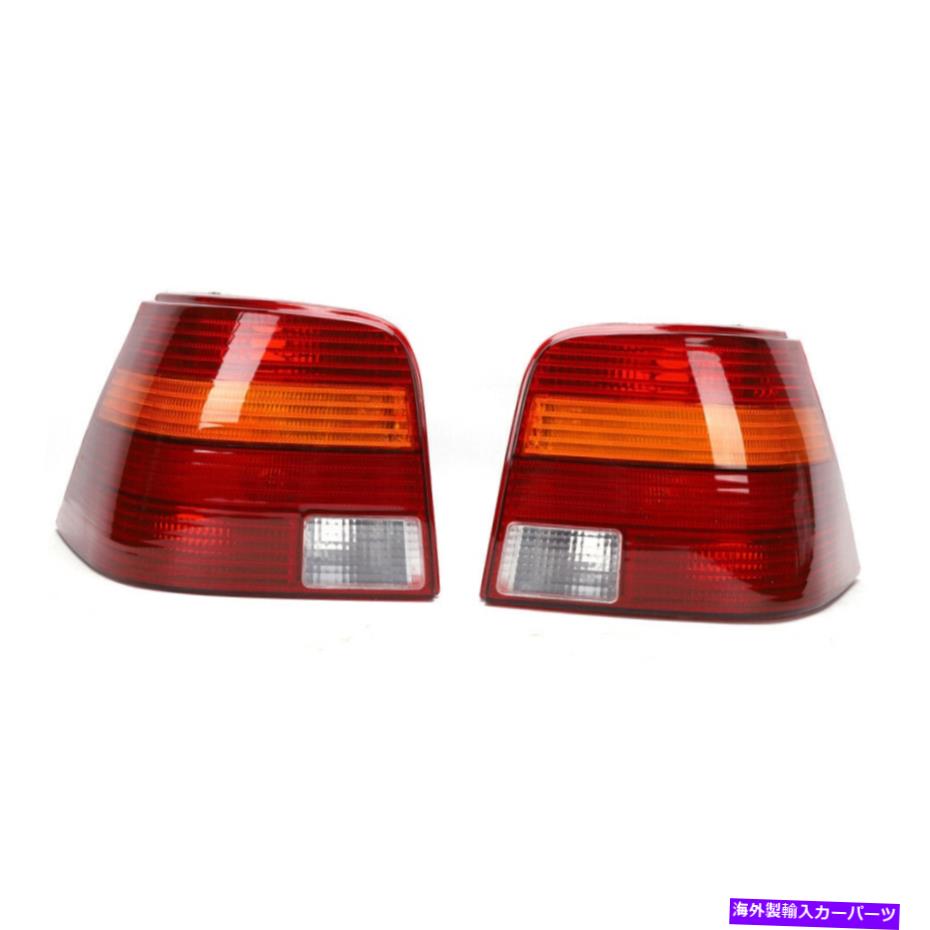 USテールライト 1999年から2005年のTail LightリアランプVW MK4ゴルフ右+左赤1ペアLH + RH USA Tail Light Rear Lamp For 1999-2005 VW MK4 Golf Right + Left Red 1 Pair LH+RH USA
