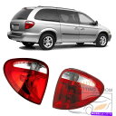 USテールライト 2004-2007クリスラードッジタウンカントリーグランドキャラバン1ペアテールライトランプ For 2004-2007 Chrysler D...