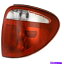 USơ饤 ɥХ01-03¦ơ饤ȥ֥ꡢꥢ󥺥 For Grand Caravan 01-03, Passenger Side Tail Light Assembly, Clear and Red Lens