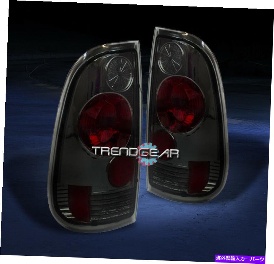 USテールライト 1997 - 2003フォードF-150 F-250 F-350ピックアップテールブレーキライトランプ左+右 1997-2003 FORD F-150 F-250 F-350 PICKUP TAIL BRAKE LIGHTS LAMPS SMOKE LEFT+RIGHT